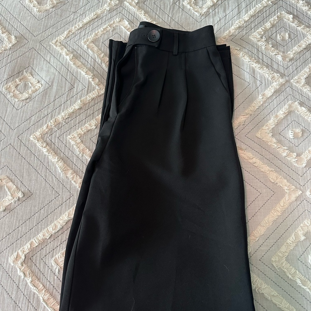White Fox Boutique Black Trousers